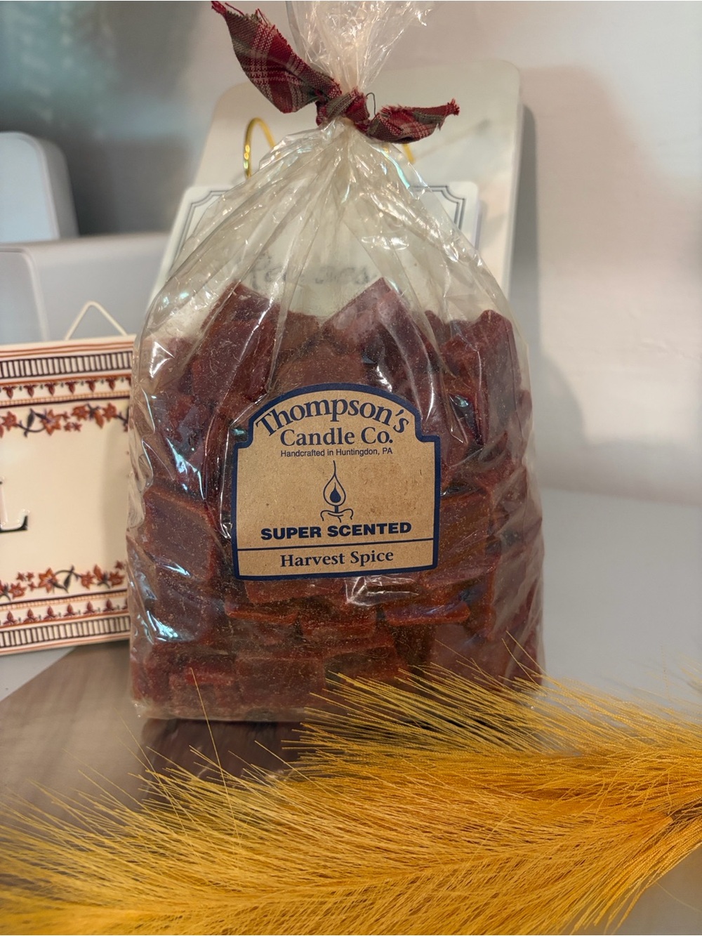 Harvest Spice Wax Melts - Deep Red